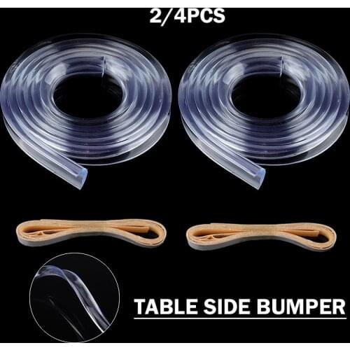 2/4pcs 1M Corner Protector Strip Baby Table Edge Furniture Corner Guards Silicone Safety Transparent Edge Guards Strip