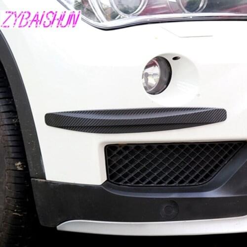 2 pieces / set. Carbon fiber sticker rubber bumper protector for Buick Regal Lacrosse Excelle Opel Astra VAUXHALL MOKKA Zafira