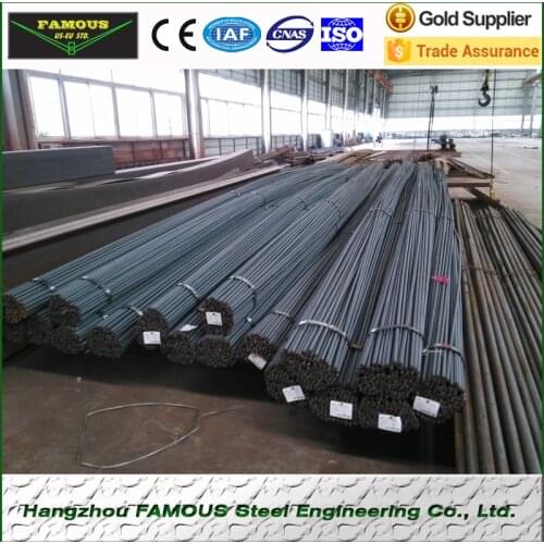 6-15mm Compressive Strength Reinforcing Steel Ribbed Bars Seismic Resistance 500E Rebars