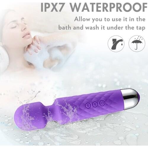 8 Frequency 20 Speed Vibration Modes Vibrator G Spot Clitoral Stimulator Massager Rechargeable Adult Sex Toy