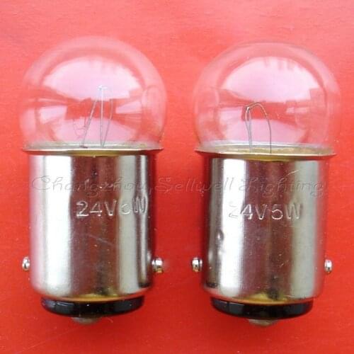 Free Shipping Ba15d G19x35 24v 5w Good!miniature Lamps Bulbs A499