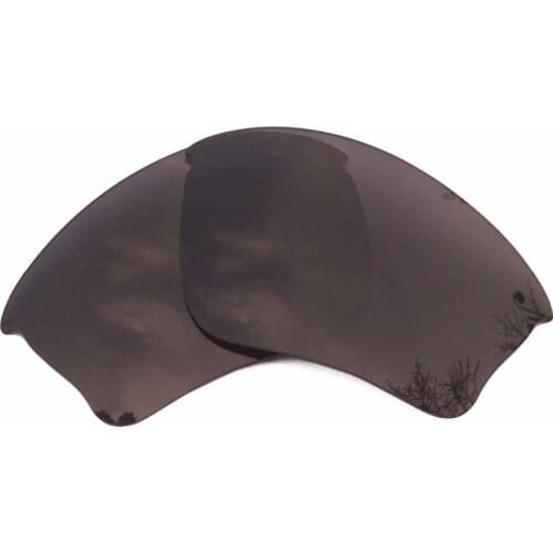 Black Polarized Replacement Lenses for Half Jacket XLJ Sunglasses Frame 100% UVA & UVB