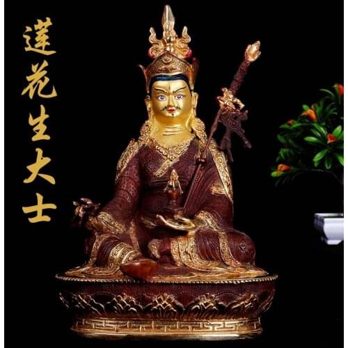 20cm # GOOD Buddhist bless family home Safety wealth efficacious Protection Padmasambhava Guru Rinpoche buddha statue