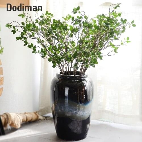 Artificial millet leaves arrangement material feel simulation leaf plant wall