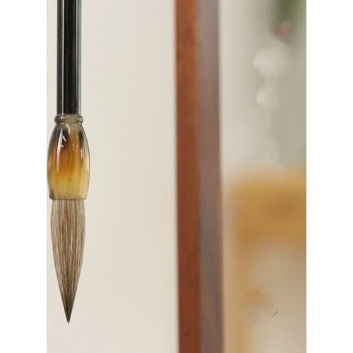 Ink Painting Writing Brush Weasel & Woolen Hair Writing Brushes Chinese Calligraphy Large Regular Scrip Practice Student Supply