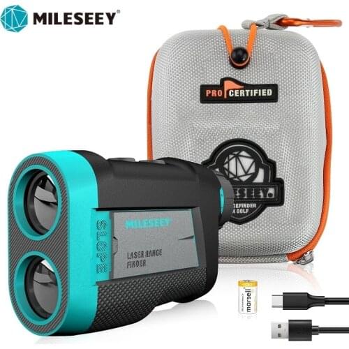 Mileseey PF260 Golf Distance Meter 600M Laser Rangefinder with Slope,Vibration,Magnetic,Rechargeable suitable for Golf Hunting