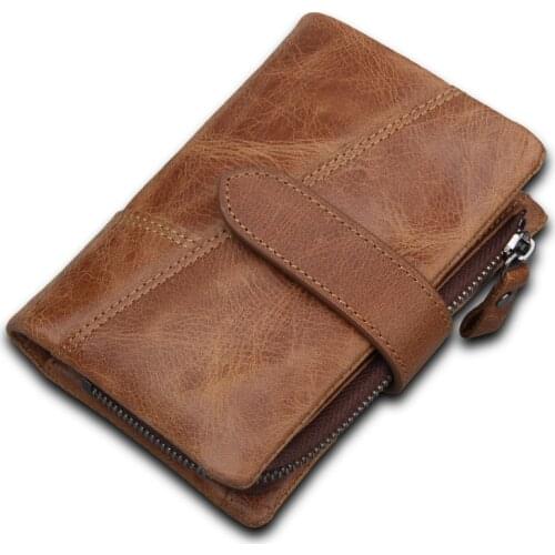 Mens Wallet Genuine Leather Credit Card Holder Purses Coin Purse Men Genuine Leather Wallets Men Wallet