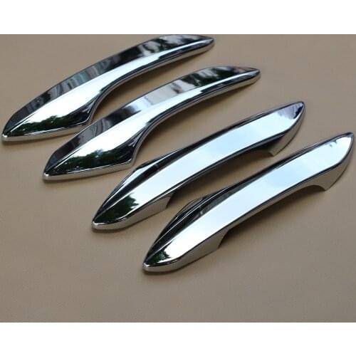 Set Of 4 ) Triple Chrome Door Handle Cover For Lexus RX350 RX450h NX200 NX300 2015 2016 2017 2018 2019 2020 Accessories Trim