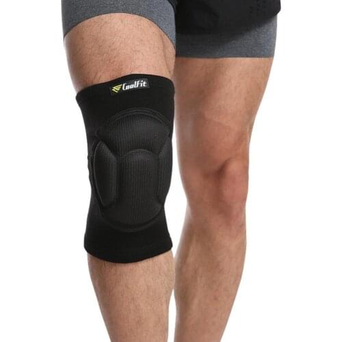 1 Pair Thicked Fitness Knee Support Football Volleyball Extreme Sports Ski Knee Pads Cycling Knee Protector Kneepads