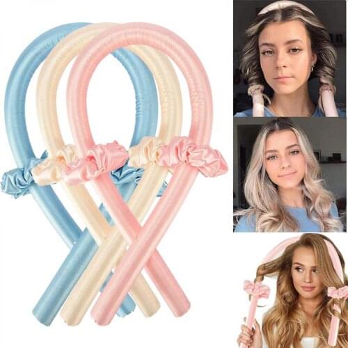 NEW Heatless Curling Rod Heatless Hair Curls Headband Make Hair Soft Shiny Hair Curler Hairdressing Tools Heatless Hair Curls