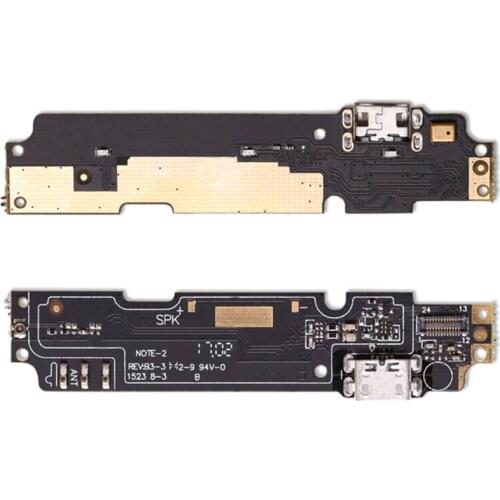 New Replacement Parts For Xiaomi Redmi Note 2 Micro USB Charging Charger Port Dock Connector Flex Cable with Microphone