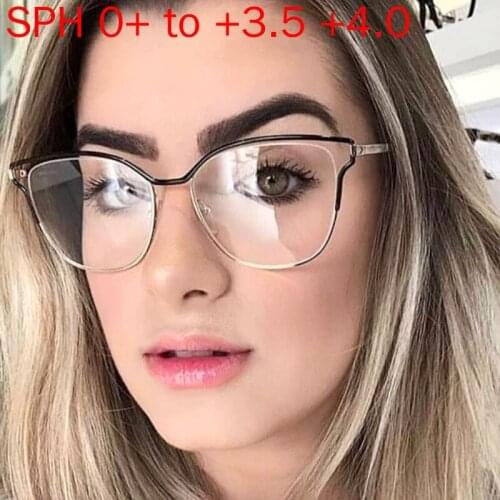 Blue Light Blocking Hyperopia Presbyopia Computer Cat Glasses Frames Women Men Brand Progressive Multifocal Reading Glasses NX