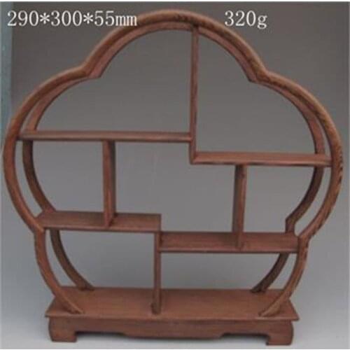 Support en bois/étagère pour bouteilles de tabac à priser Netsuke ou Curios