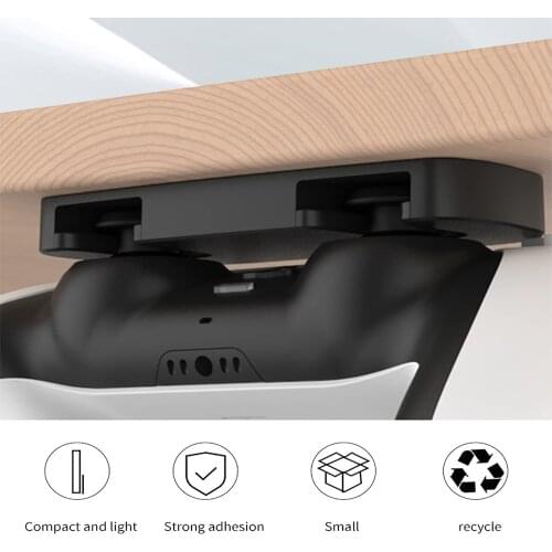Hanging Storage Rack Acrylic Controller Under Table Game Controller Holder Handle Bracket for PS5/PS4