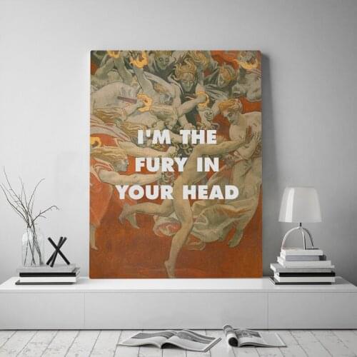 Apollo and the muses Classical art quotes Canvas poster Painting wall Art decor Living room Bedroom Study Home Decoration Prints