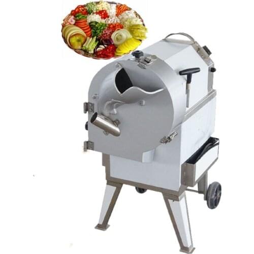 Industrial rhizome vegetable cutting machine, industrial vegetable cutter with many shapes could be cutted