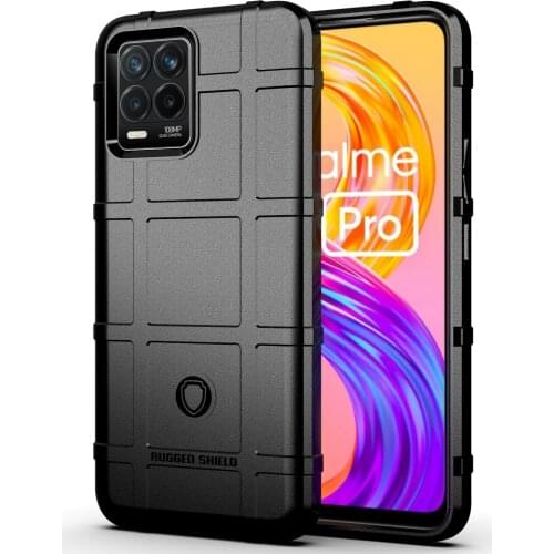 Case for Realme 8 Heavy Duty Armor Rugged Shield Shockproof Soft TPU Case for Realme 8 pro 4G
