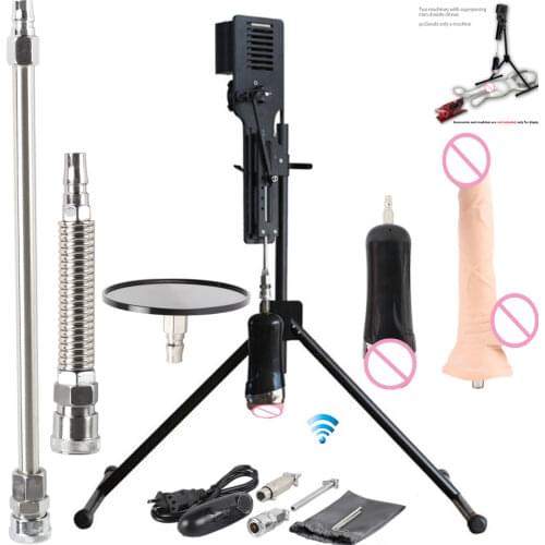 FREDORCH Quiet Sex Machine Automatic Vac-u-Lock Turbo Gear Power 120W Stainless Steel Frame Love Machine for Woman Man