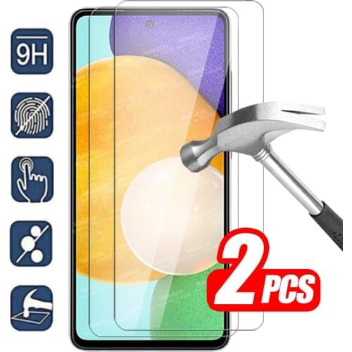 2pcs Protective Glass For Samsung Galaxy A52 5G A32 4G A72 A02 A02S Sumsung A 52 32 72 02s a02 HD Cover Tempered Glas Armor Film