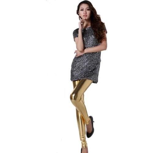 Free delivery door ultra-thin summer PU leather ladies pants high waist stretch stretch Slim lady pencil pants plus size