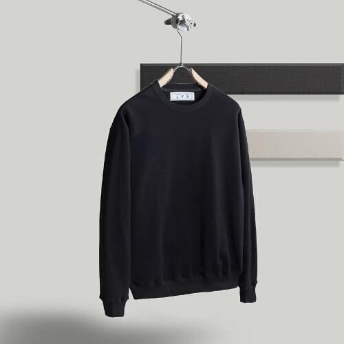 113255 Fashion Classic Hand Print Trendy Brand Luxury Design Casual Versatile Lovely Concise T-shirt Round Neck Pullover F1