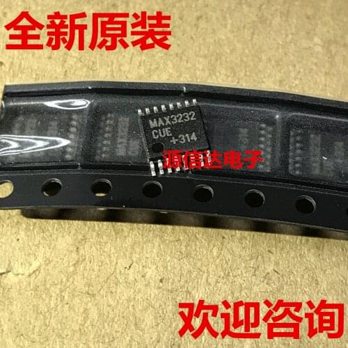 5PCS MAX3232CUE+ driver, receiver, transceiver-interface chip max 3232 real picture shooting
