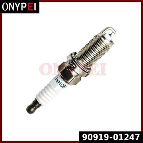 6PCS 90919-01247 FK20HR-11 Dual Iridium Spark Plug For Toyota Camry RAV4 Lexus ES350 RX350 3.5L FK20HR11 90919 01247 9091901247