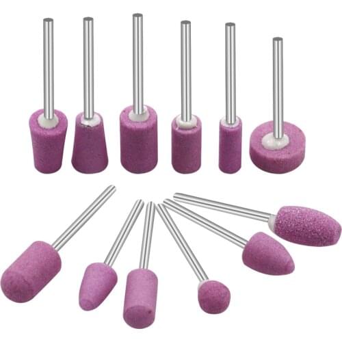 12pcs/set Abrasive Mounted Stone For Rotary Tools Grinding Stone Wheel Head Tools Accessories