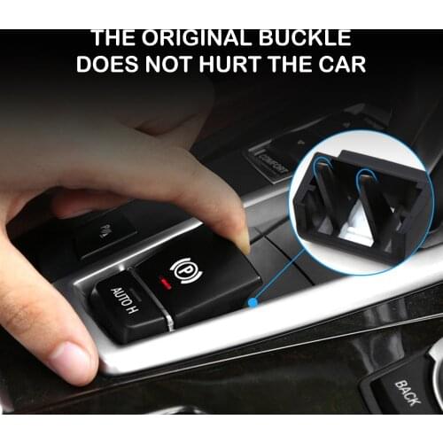 Car handbrake button for BMW F10 F11 F12 F01 F02 F04 F06 F07 201407-201705 P key + Auto button Electronic handbrake 61319159997