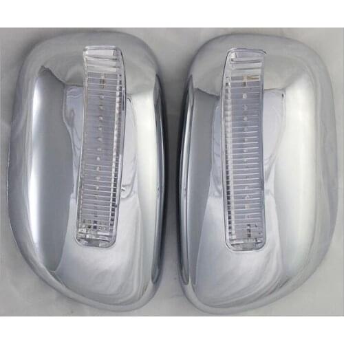 Car Accessories Chrome plated rear Mirror Door Cover With LED For Toyota Corolla 2001-2004 SUCCEED PROBOX AVANZA 2003 VIOS 2003