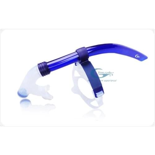 Free Shipping front head Silicone Snorkel Breathing Swimming Tube for Training Scuba Diving Under Water Breathing Equipment