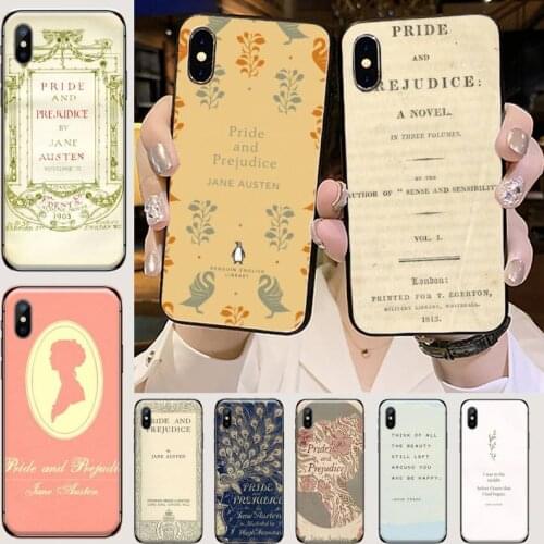 Pride And Prejudice Jane Austen Phone Case for iPhone 11 12 mini pro XS MAX 8 7 6 6S Plus X 5S SE 2020 XR