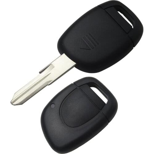 OkeyTech Remote Uncut Blade Key Shell Cover Case For RENAULT Twingo Clio Kangoo Master 1 Button NO Chip Keyless Entry Fob Case