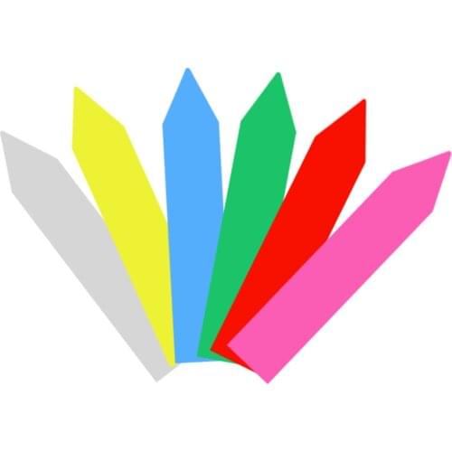 50pcs 6 Colors Nursery Plastic Tags Labels Tags Plant Flower Pots Bonsai Seeding for Garden Mark Tool Accessories Decoration