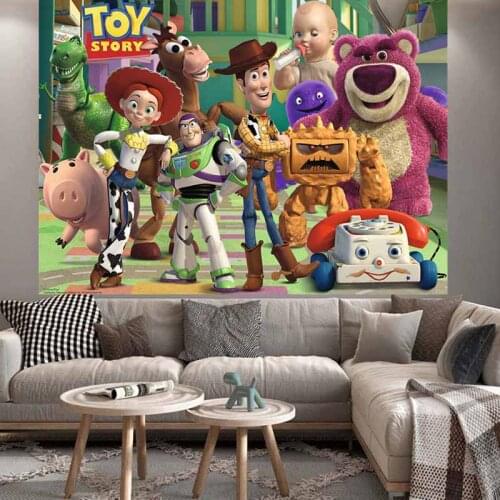 Disney Toy Story Canvas Painting Cartoon Watercolor Poster 5D Prints Cuadros Abstract Art Wall Pictures Living Room Home Decor