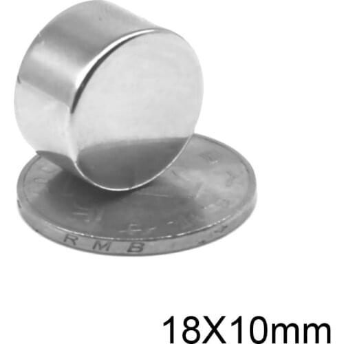 1/2/5/10/20pcs 18x10 Round Neodymium Magnets 18x10mm N35 Magnet 18*10 Thick Strong Cylinder Rare Earth Magnetic 18mmx10mm