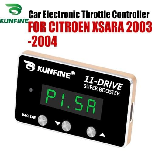 KUNFINE Car Electronic Throttle Controller Racing Accelerator Potent Booster For CITROEN XSARA 2003-2004 Tuning Parts