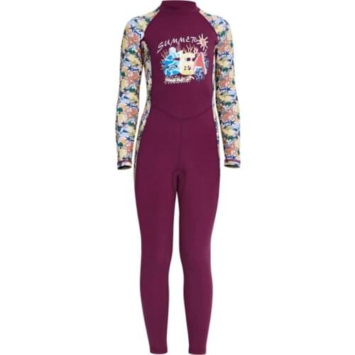 Summer Girls Sunscreen Speed Dried Swimming-loaded Training Snorkeling One-Piece Swimwear