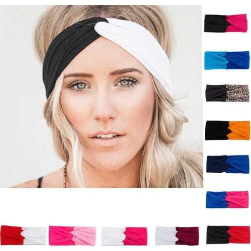 MYZOPER 2019 Fashion New Vintage Hair Hoop Girls Hair Accessories Splice Casual Tide Women Simple Multicolor Hairband