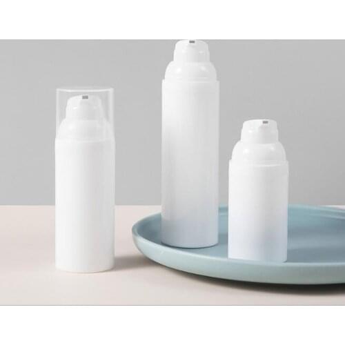 5/10/15/30/50/75ml 1pcs Empty Plastic Cosmetic Bottle Travel Mini Liquid Bottles Airless Pump Vacuum Toiletries Container