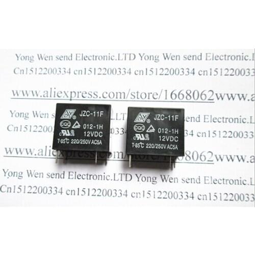HOT NEW JZC-11F 012-1H JZC-11F-012-1H 12VDC DC12V 12V DONGYA DIP4 relay