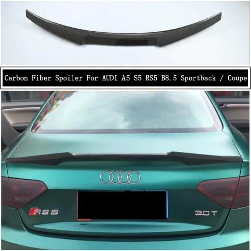 Carbon Fiber Spoiler For AUDI A5 S5 RS5 B8.5 2012 2013 2014 2015 2016 Wing Lip Spoilers High Quality M4 Car Accessories
