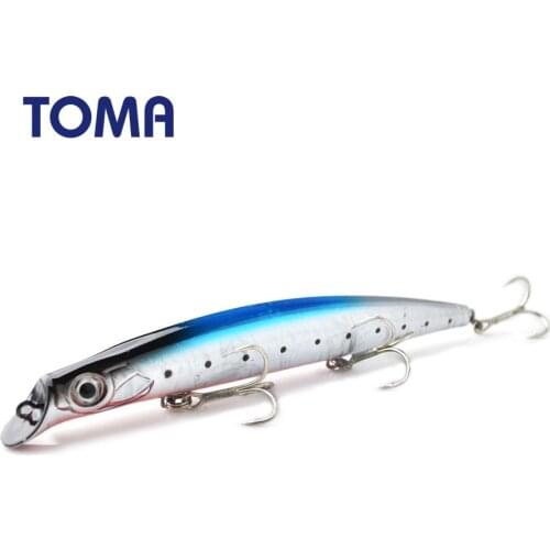 TOMA Popper Topwater Fishing Lure 140mm 19g Wobbler Floating Artificial Hard Bait Crankbait Sea Bass Lure Fishing Tackle