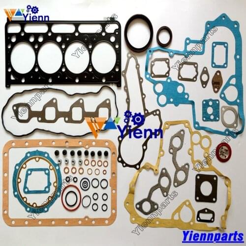 For Kubota V2203 Full Gasket Kit Including Head Gasket 7916-29505 7916-29515 For V2203 V2203T V2203E V2203B Engine Repair Kit