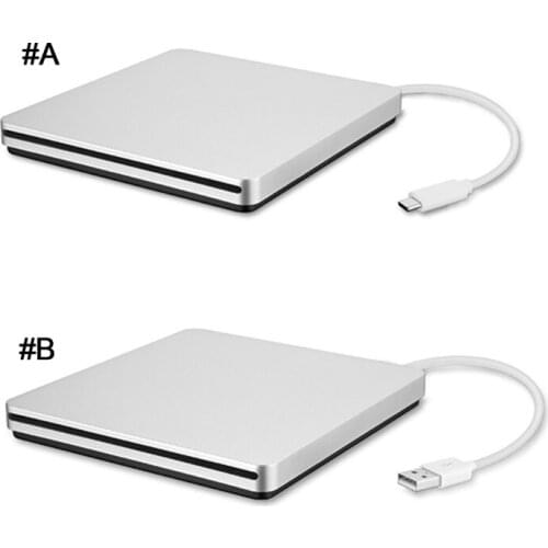 External DVD Drive for Laptop Portable High-Speed USB3.0 / Type C Burner /DVD C D Reader Writer Slim Slot-in Player 2MB