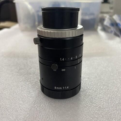 Used original VST sv-0814h industrial C-Port lens 8mm 1:1.4 HD 5 megapixel 95% new