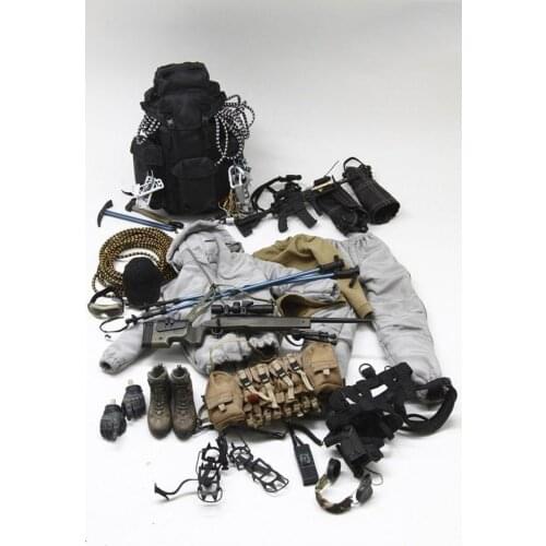 1:6 scale special forces soldier clothes model mountain OPS PCU sniper clothing sets model for collection