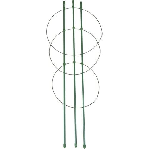 1 Pc Durable Creative Climbing Vine Rack 60cm Plastic Coated Iron Plant Support Frame Garden Balcony Plant Flower Trellis