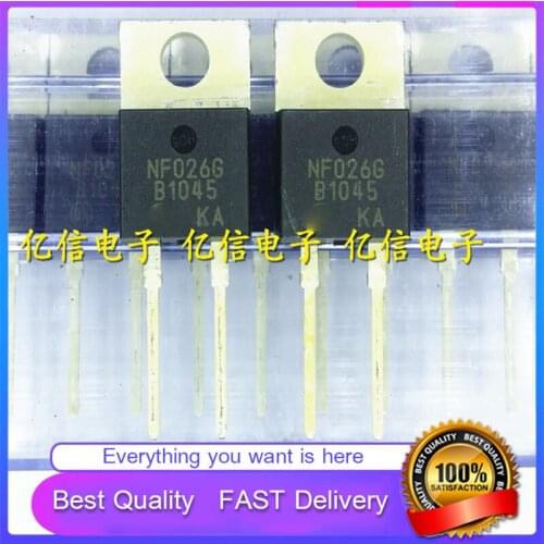 10Pcs/Lot New Original B1045 MBR1045G SCHOTTKY DARRIER DiodeS 10A45V DIRECT PLUG TO220-2 Good Quality