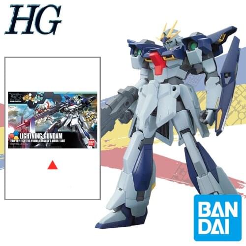 13cm Bandai HGBF 020 1/144 LIGHTNING Created Lightning Gundam Build Fighter Model Action Figure Collectible Model
